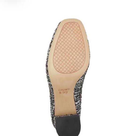 Crown & Ivy Black and White Heels - Picture 5 of 7